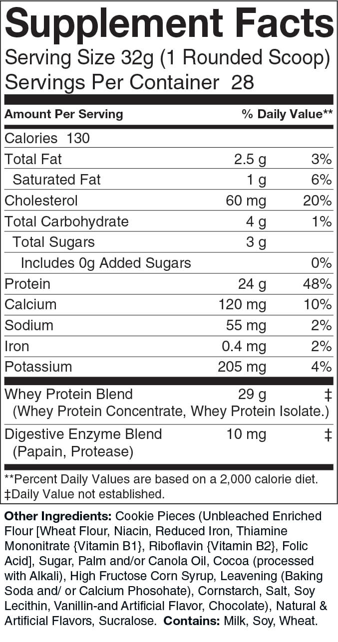 Whey Protein (Cookies and Cream Milkshake)