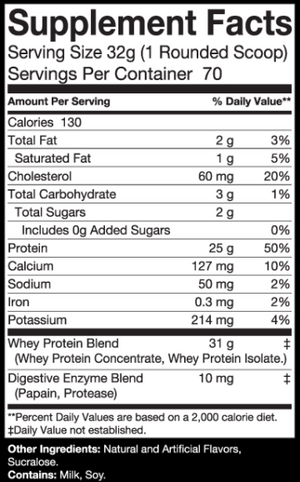 Whey Protein (Vanilla Milkshake)